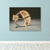 Annular brooch, Ardagh Hoard, Reerasta Canvas Afdruk (Insitu (Houten vloer))