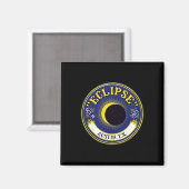 Annular Solar Eclipse Austin Texas Familie Reizen Magneet (Voorkant / Achterkant)