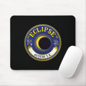 Annular Solar Eclipse Austin Texas Familie Reizen  Muismat (Met muis)