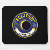 Annular Solar Eclipse Austin Texas Familie Reizen  Muismat (Voorkant)
