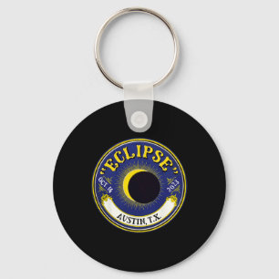 Annular Solar Eclipse Austin Texas Familie Reizen  Sleutelhanger