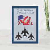 Annuleer aan iedereen Uw Airman komt thuis Aankondiging (Voorkant)