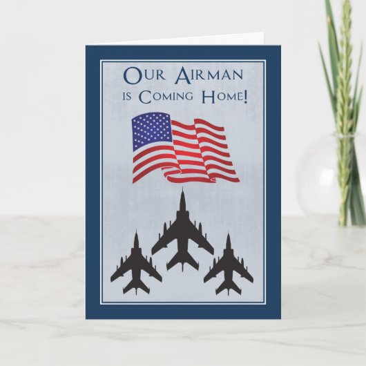 Annuleer aan iedereen Uw Airman komt thuis Aankondiging (Voorkant)