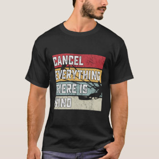 Annuleer alles Er is een windkitesurfen T-shirt
