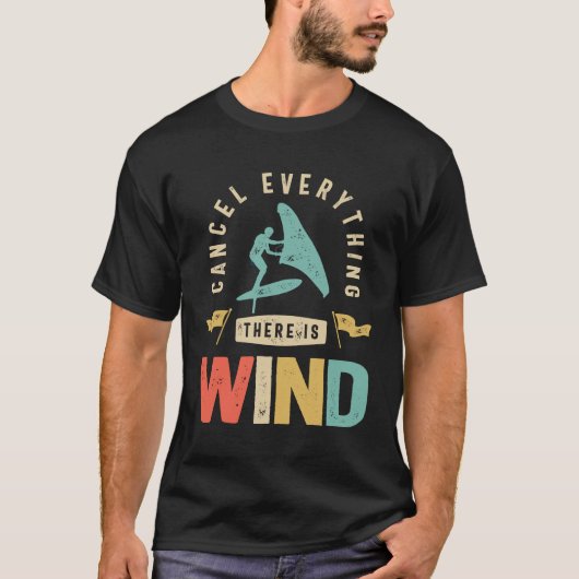 Annuleer alles wat er wind is - Wing Folie T-shirt (Voorkant)
