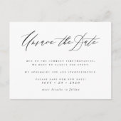 Annuleer de datum Script Nieuwe datum aankondiging (Voorkant)