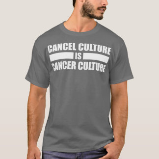 Annuleren Cultuur is Cultuur Wit Tekst T-shirt