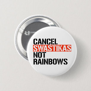 Annuleren Fascist Niet Rainbows Ronde Button 5,7 Cm