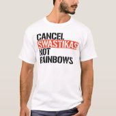 Annuleren Fascist Niet Rainbows T-shirt (Voorkant)