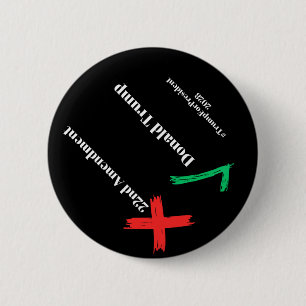 Annuleren van de 22e amendement steun Trump voor P Ronde Button 5,7 Cm