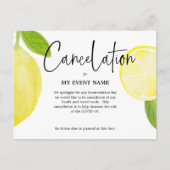 Annulering Briefkaart COVID-19 (Voorkant)