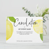 Annulering evenement wegens COVID-19 Kaart (Staand voorkant)