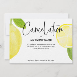 Annulering evenement wegens COVID-19 Kaart