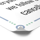 Annulering Poster (Hoek)