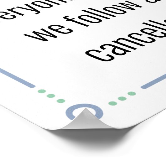 Annulering Poster (Hoek)