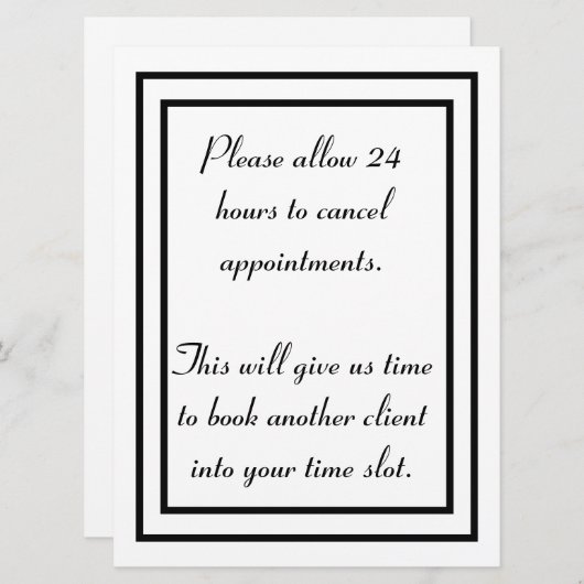 Annuleringsbeleid Feestdagenkaart (Voorkant / Achterkant)