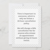 Annuleringsbeleid Kaart (Voorkant)