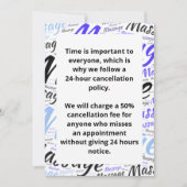 Annuleringsbeleid Kaart (Voorkant)