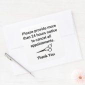 Annuleringsbeleid Vierkante Sticker (Envelop)