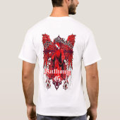 Annunaki Custom "Angel" Premium Black T-shirt (Achterkant)