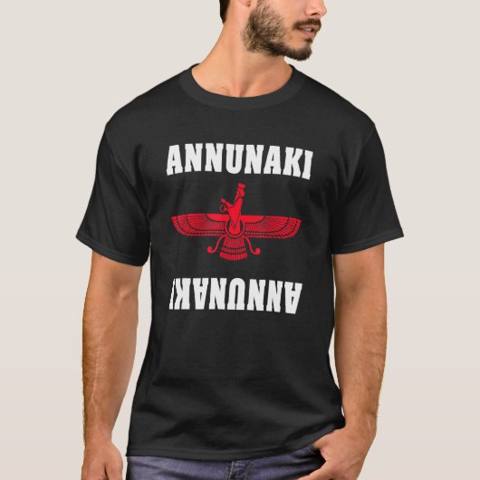 Annunaki Hidden Planet X Alien Earth Council Symbo T-shirt (Voorkant)