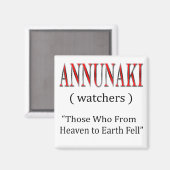 Annunaki van de hemel naar de aarde viel magneet (Voorkant / Achterkant)