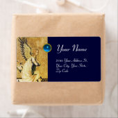 ANNUNCATIE ANGEL, Blauwe Saffier Etiket (Insitu)