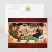 ANNUNCIATIE ALS DE MYSTISCHE HOEVEELHEID UNICORN BRIEFKAART (Voorkant / Achterkant)