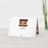 ANNUNCIATIE ALS DE MYSTISCHE HOEVEELHEID UNICORN KAART (Achterkant)