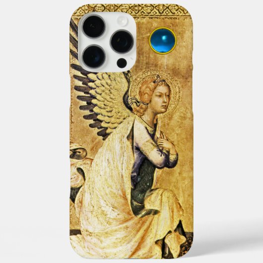 ANNUNCIATIE ANGEL IN GOUD EN BLAUW,Parchement Case-Mate iPhone Case (Achterkant)