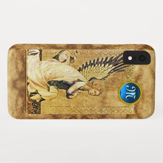 ANNUNCIATIE ANGEL MONOGRAM, PLAATS Case-Mate iPhone CASE (Achterkant (horizontaal))