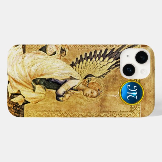 ANNUNCIATIE ANGEL MONOGRAM, PLAATS Case-Mate iPhone CASE (Achterkant (horizontaal))