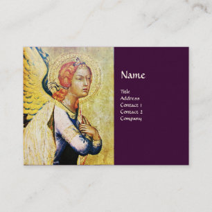 ANNUNCIATIE ANGEL, paars Visitekaartje