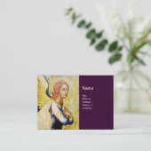 ANNUNCIATIE ANGEL, paars Visitekaartje (Staand voorkant)