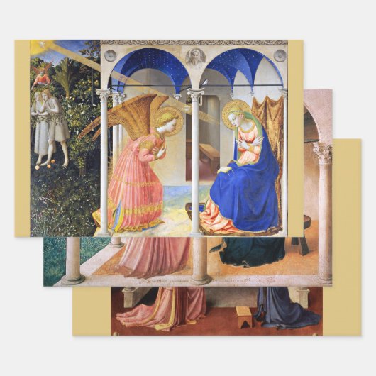 ANNUNCIATIE DOOR FRA ANGELICO Kerstmis Inpakpapier Vel (Set)