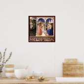 ANNUNCIATIE DOOR Fra Angelico Poster (Keuken)