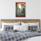Annunciatie-icoon Canvas Afdruk (Insitu (Slaapkamer))