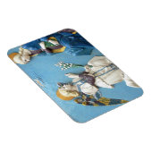 Annunciatie Madonna Renaissance Della Robbia Blue Magneet (Rechterzijde)