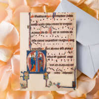 Annunciatie Middeleeuws Verlicht manuscript