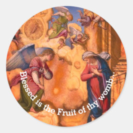 Annunciatie Ronde Sticker