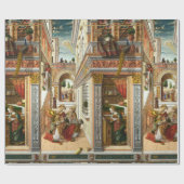 Annunciatie, Saint Emidius en een ufo door Crivell Cadeaupapier (Vlak)