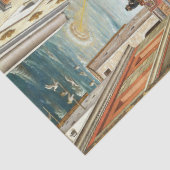 Annunciatie, Saint Emidius en een ufo door Crivell Tissuepapier (Detail)