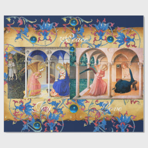 ANNUNCIATIE VAN ANGELICO CHRISTMAS PARCHCHMENT CADEAUPAPIER