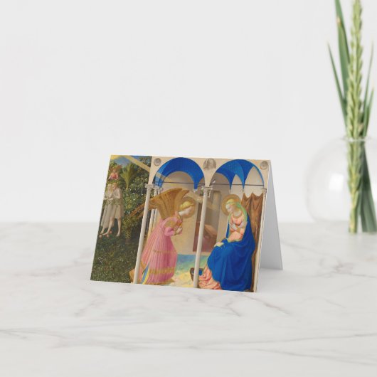 Annunciatie van Fra Angelico Bedankkaart (Voorkant)