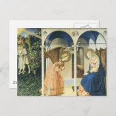 Annunciatie van Fra Angelico Briefkaart (Voorkant / Achterkant)