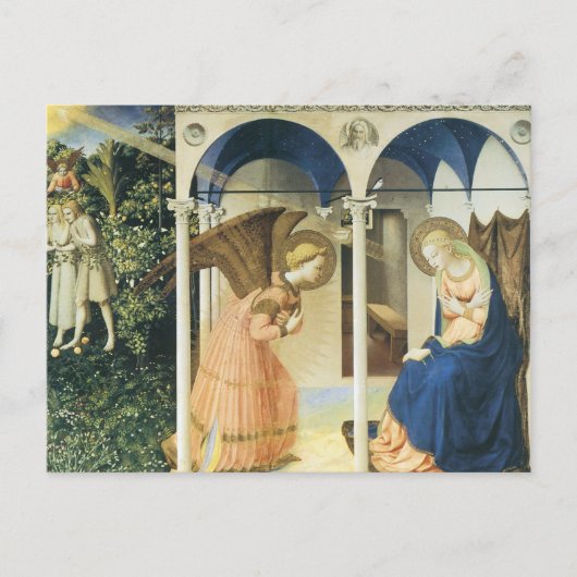 Annunciatie van Fra Angelico Briefkaart (Voorkant)