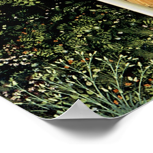 Annunciatie van Fra Angelico Poster (Hoek)