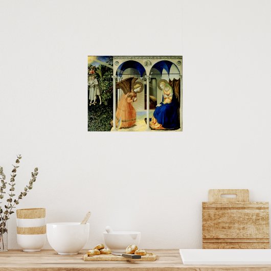 Annunciatie van Fra Angelico Poster (Keuken)
