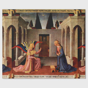 ANNUNCIATIE VAN Fra Beato Angelico Kerstmis Cadeaupapier