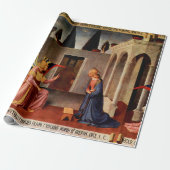 ANNUNCIATIE VAN Fra Beato Angelico Kerstmis Cadeaupapier (Uitgerold)